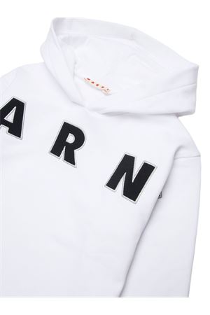 felpa in cotone bianco MARNI KIDS | M01266M00V00M100